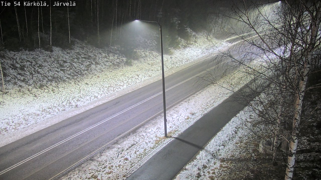 Weather Camera Image Väg 54 Kärkölä, Järvelä, Kärkölä, Päijät-Häme