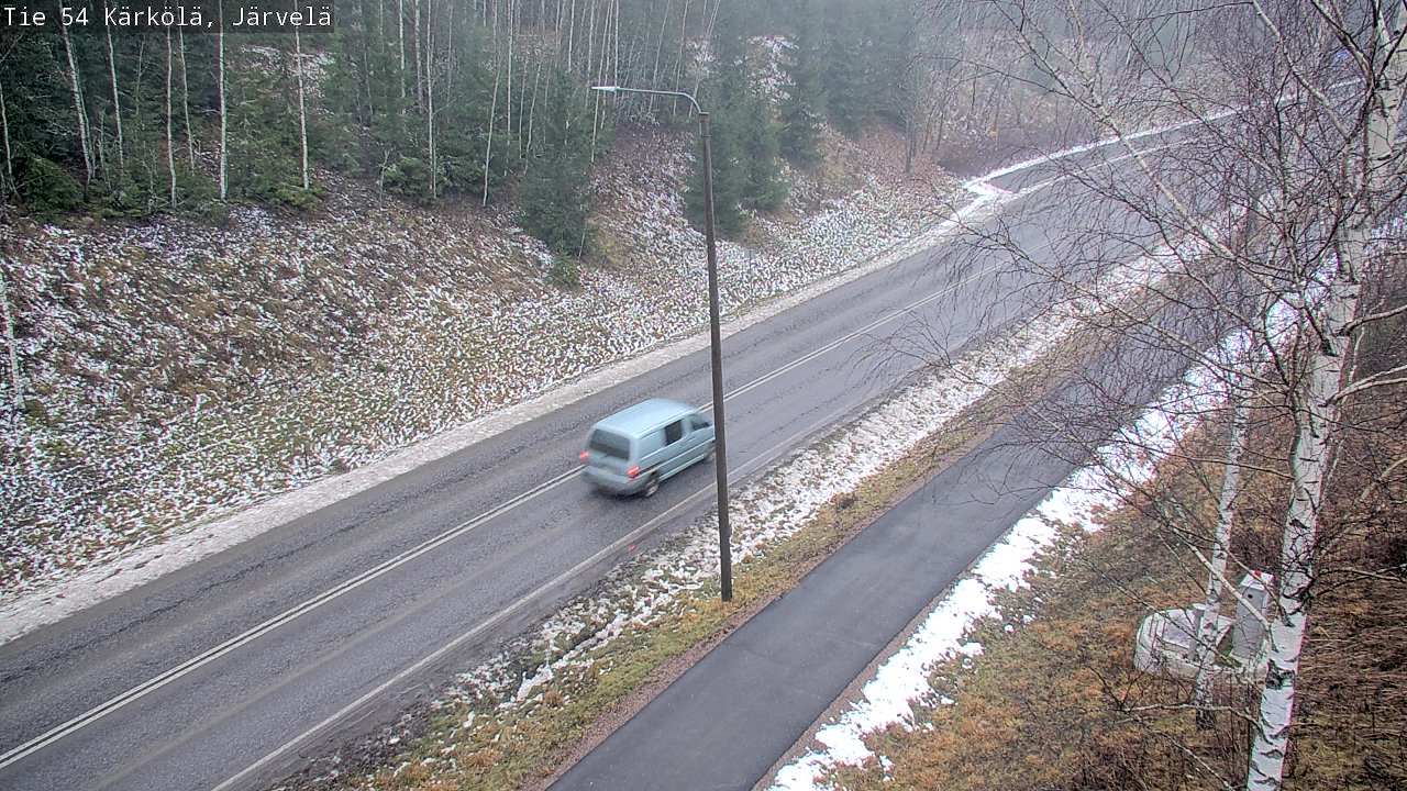Weather Camera Image Väg 54 Kärkölä, Järvelä, Kärkölä, Päijät-Häme