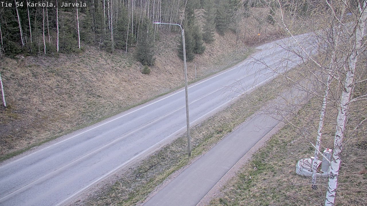 Weather Camera Image Väg 54 Kärkölä, Järvelä, Kärkölä, Päijät-Häme