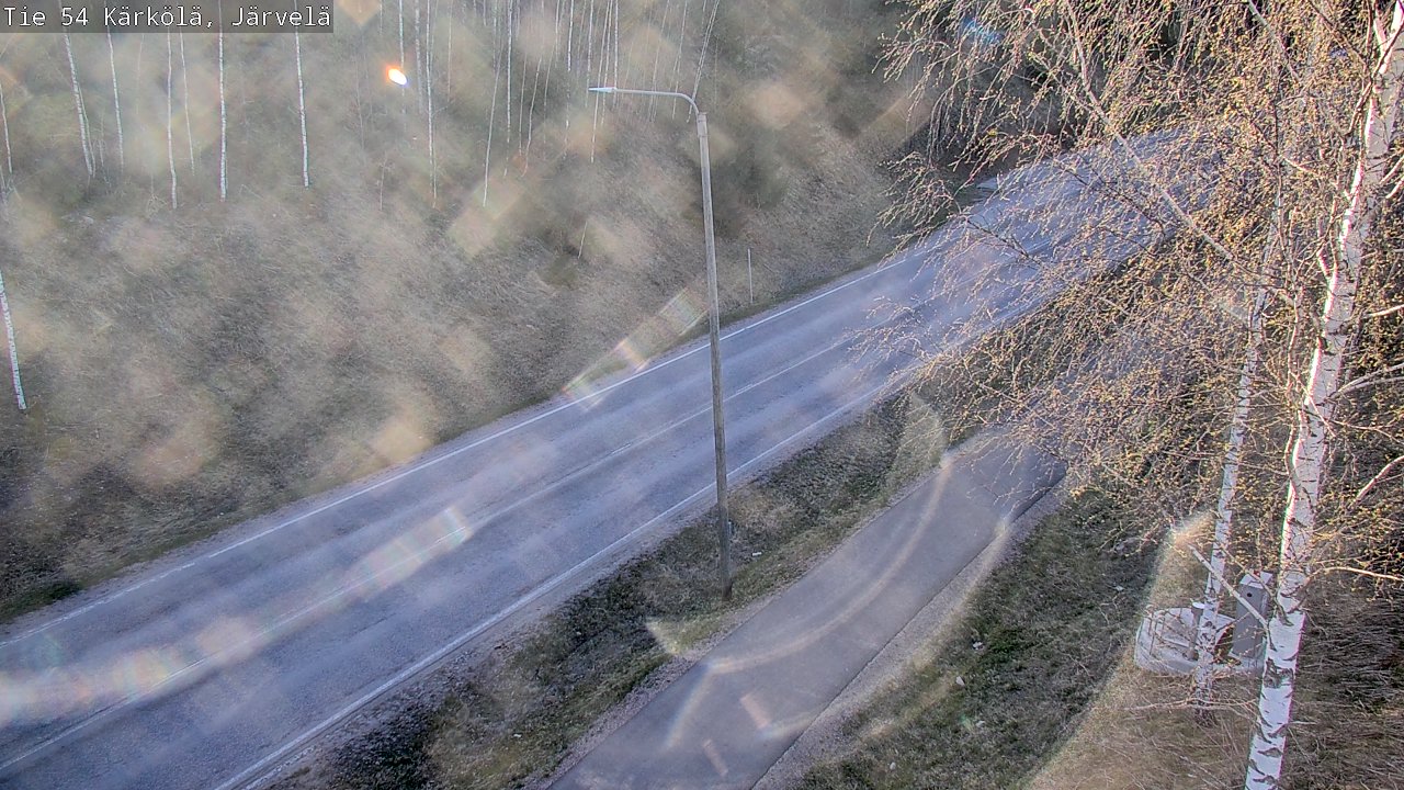 Weather Camera Image Väg 54 Kärkölä, Järvelä, Kärkölä, Päijät-Häme