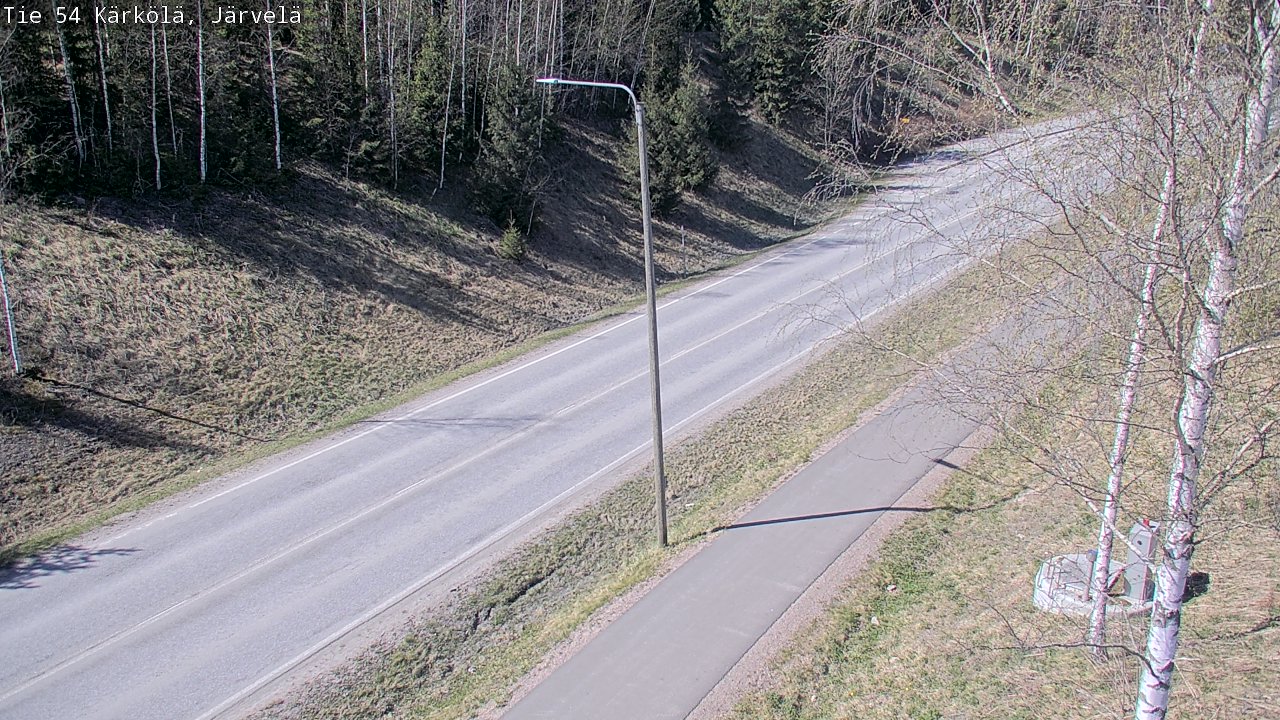 Weather Camera Image Road 54 Kärkölä, Järvelä, Kärkölä, Päijät-Häme