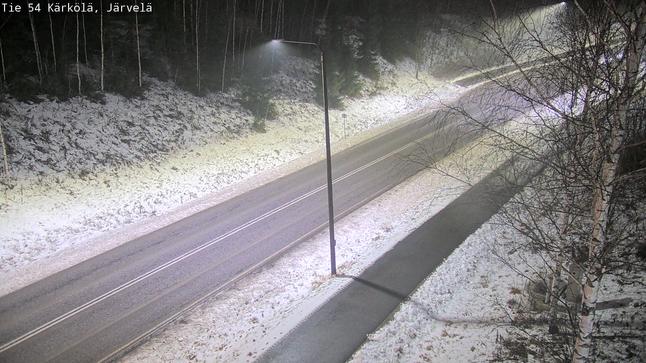 Weather Camera Image Väg 54 Kärkölä, Järvelä, Kärkölä, Päijät-Häme