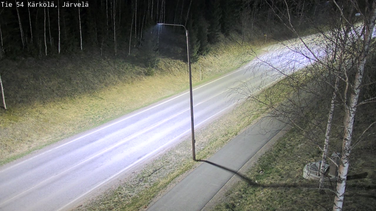 Weather Camera Image Väg 54 Kärkölä, Järvelä, Kärkölä, Päijät-Häme