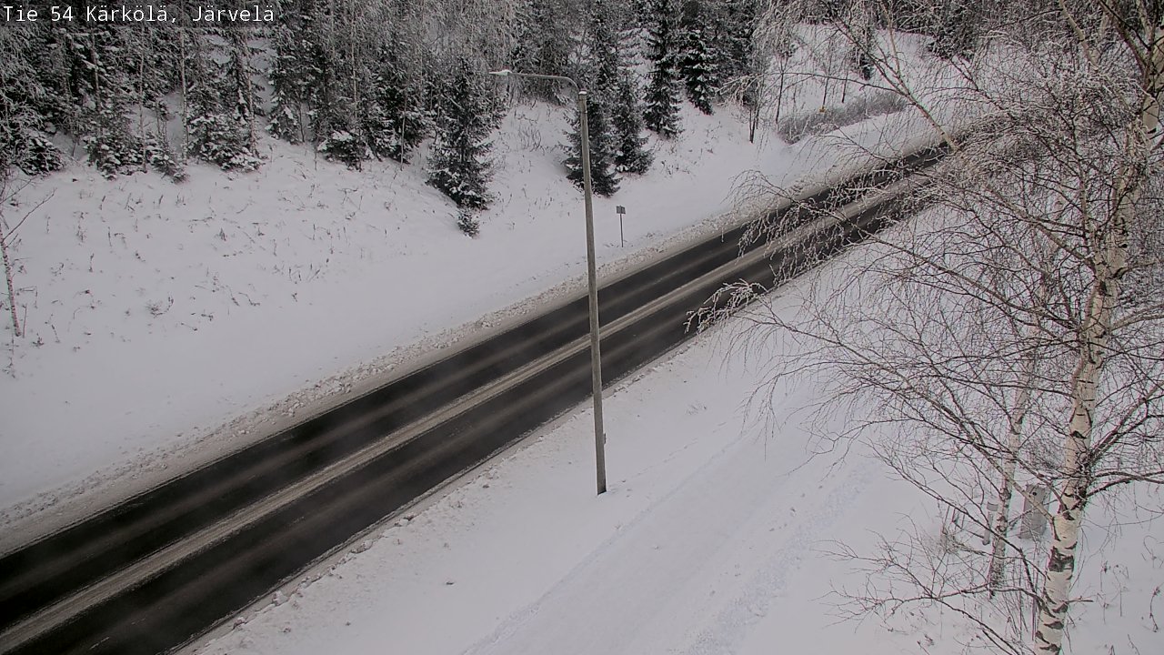 Weather Camera Image Väg 54 Kärkölä, Järvelä, Kärkölä, Päijät-Häme