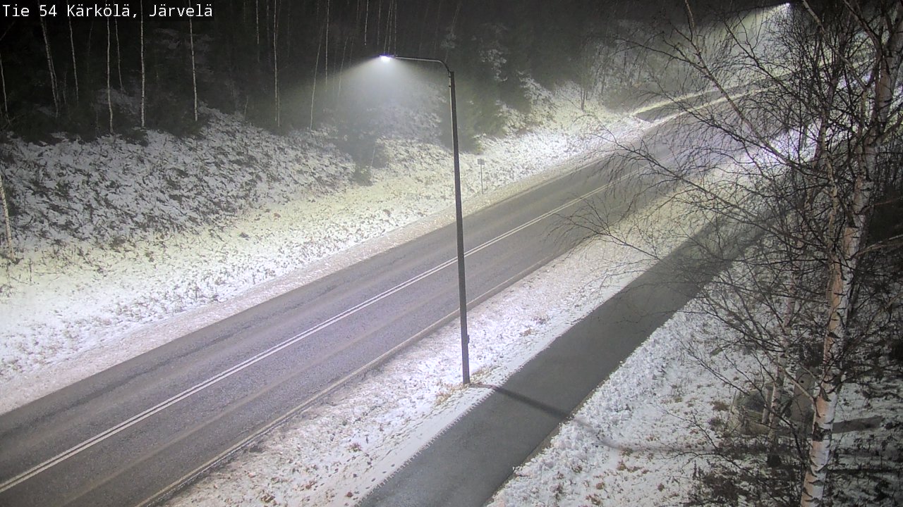 Weather Camera Image Väg 54 Kärkölä, Järvelä, Kärkölä, Päijät-Häme