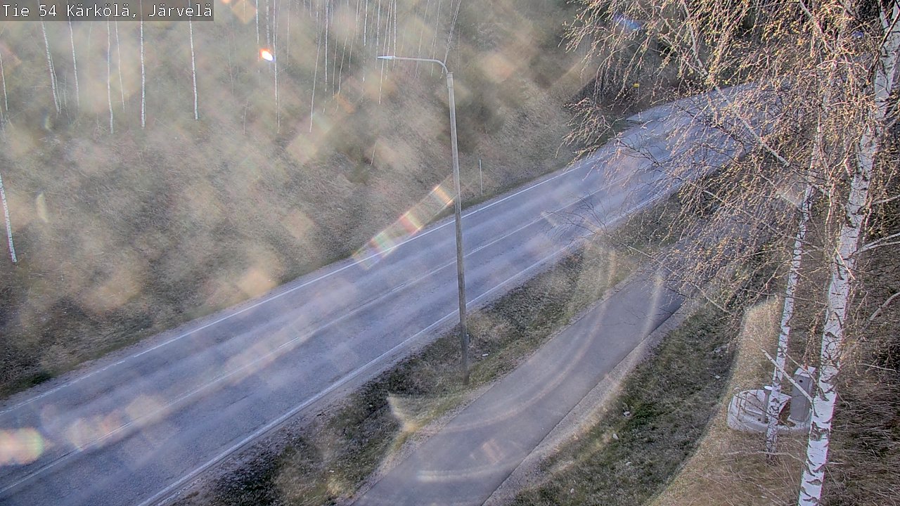Weather Camera Image Väg 54 Kärkölä, Järvelä, Kärkölä, Päijät-Häme