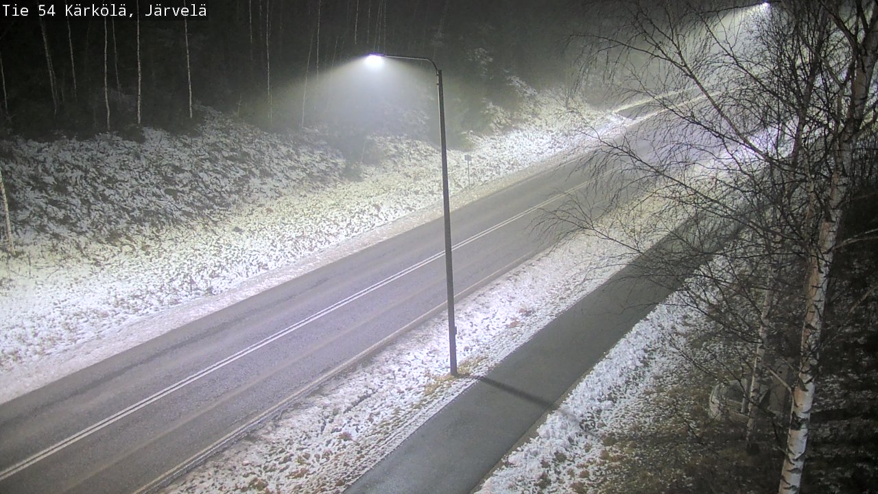 Weather Camera Image Väg 54 Kärkölä, Järvelä, Kärkölä, Päijät-Häme