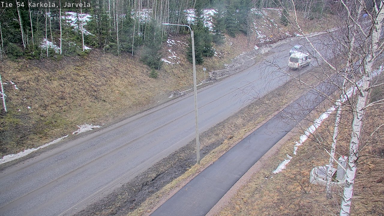 Weather Camera Image Väg 54 Kärkölä, Järvelä, Kärkölä, Päijät-Häme