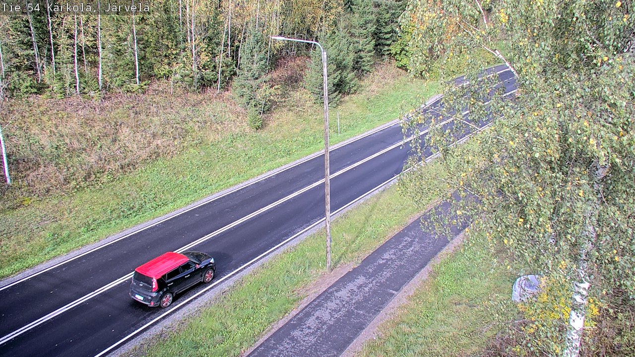 Weather Camera Image Väg 54 Kärkölä, Järvelä, Kärkölä, Päijät-Häme