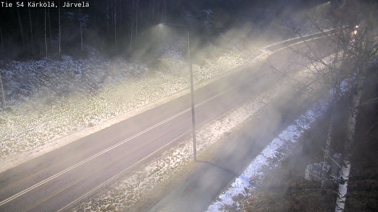 Weather Camera Image Väg 54 Kärkölä, Järvelä, Kärkölä, Päijät-Häme