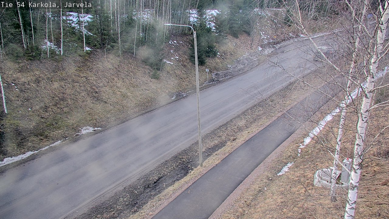 Weather Camera Image Road 54 Kärkölä, Järvelä, Kärkölä, Päijät-Häme
