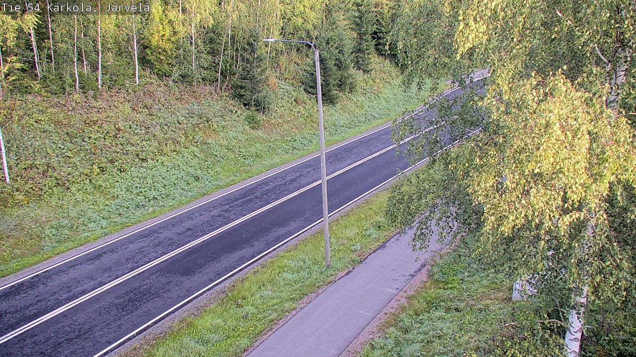 Weather Camera Image Road 54 Kärkölä, Järvelä, Kärkölä, Päijät-Häme