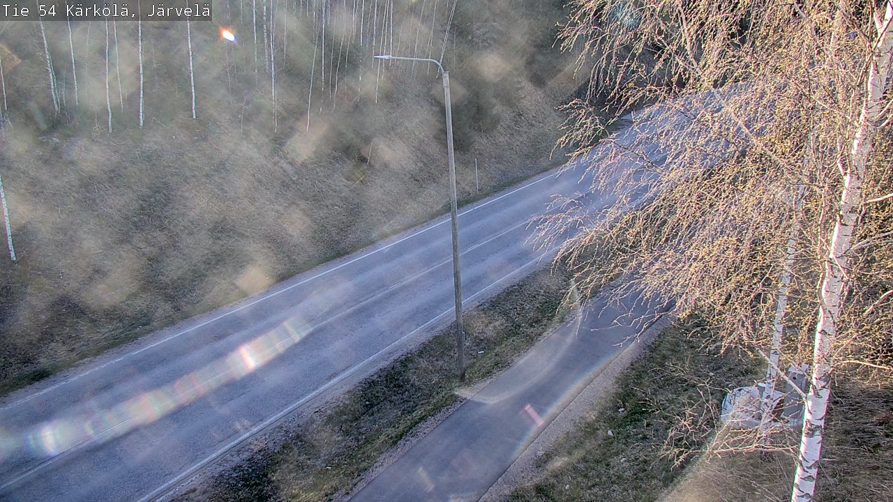 Weather Camera Image Väg 54 Kärkölä, Järvelä, Kärkölä, Päijät-Häme