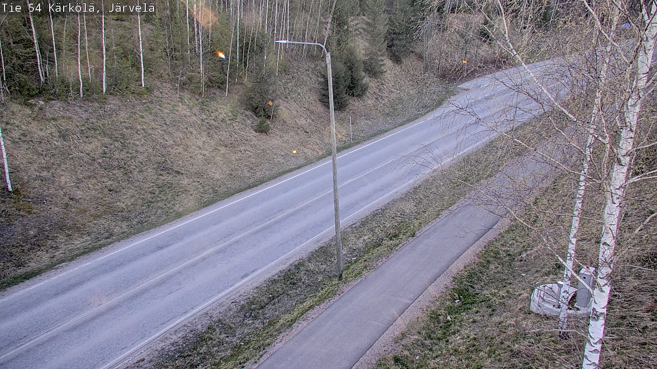 Weather Camera Image Väg 54 Kärkölä, Järvelä, Kärkölä, Päijät-Häme
