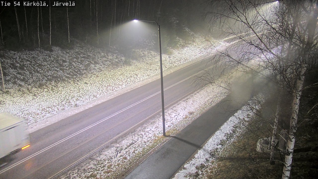 Weather Camera Image Väg 54 Kärkölä, Järvelä, Kärkölä, Päijät-Häme