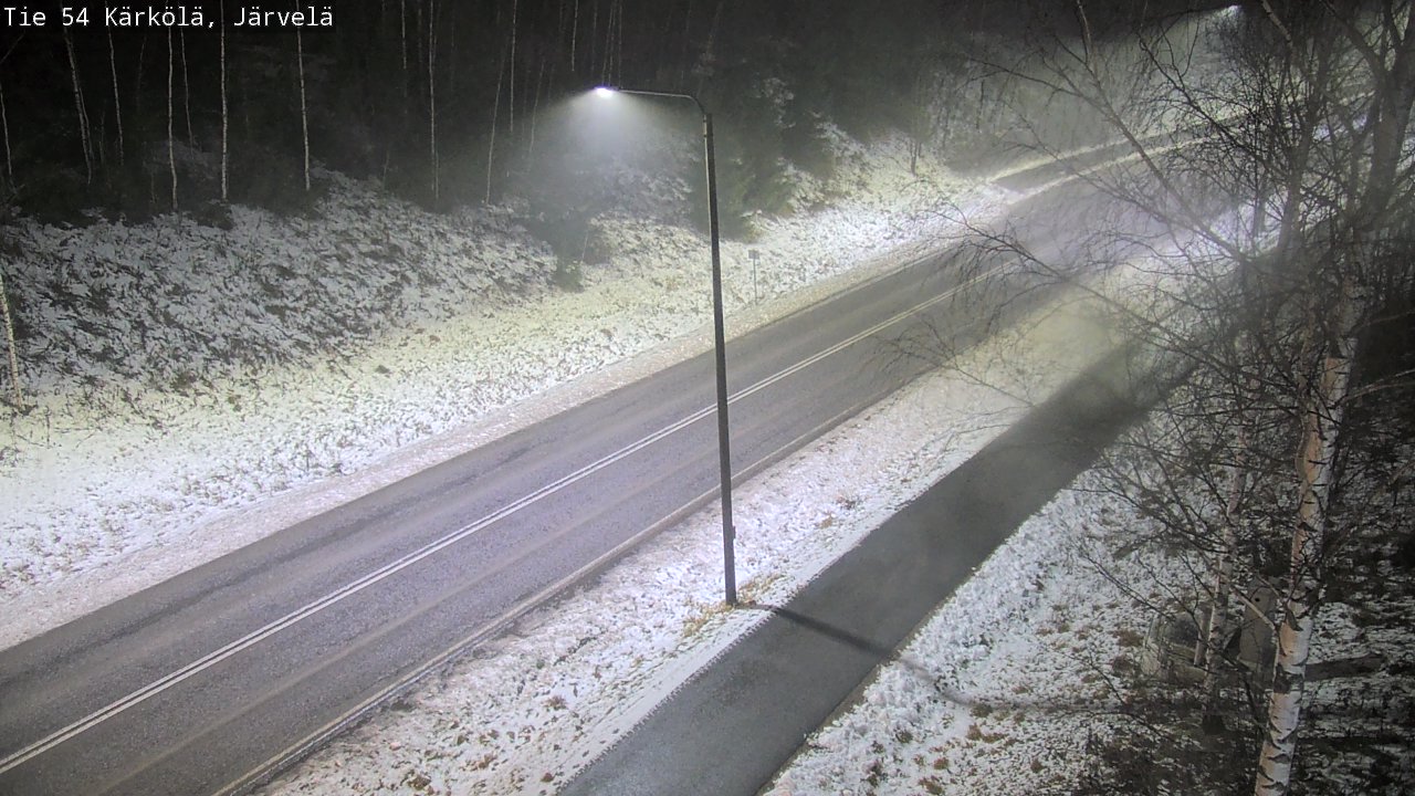 Weather Camera Image Väg 54 Kärkölä, Järvelä, Kärkölä, Päijät-Häme