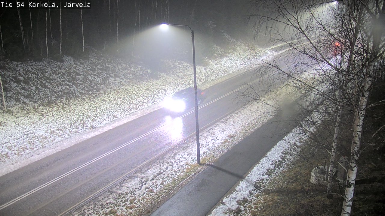 Weather Camera Image Väg 54 Kärkölä, Järvelä, Kärkölä, Päijät-Häme