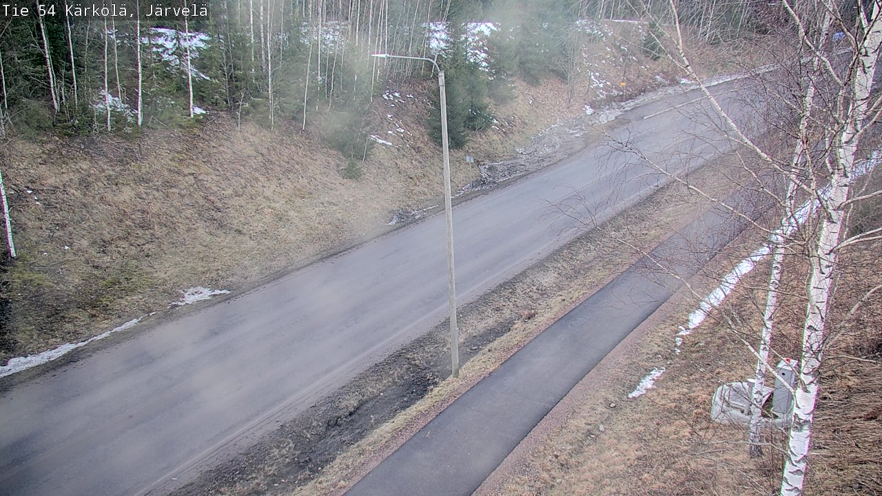Weather Camera Image Road 54 Kärkölä, Järvelä, Kärkölä, Päijät-Häme