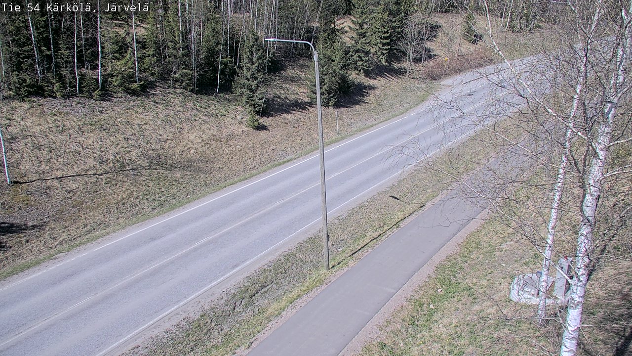 Weather Camera Image Road 54 Kärkölä, Järvelä, Kärkölä, Päijät-Häme