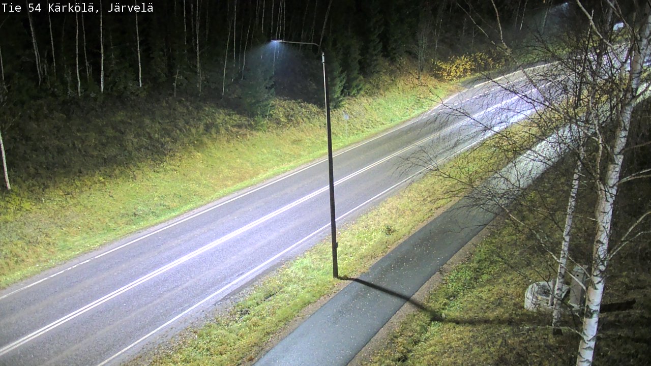 Weather Camera Image Väg 54 Kärkölä, Järvelä, Kärkölä, Päijät-Häme