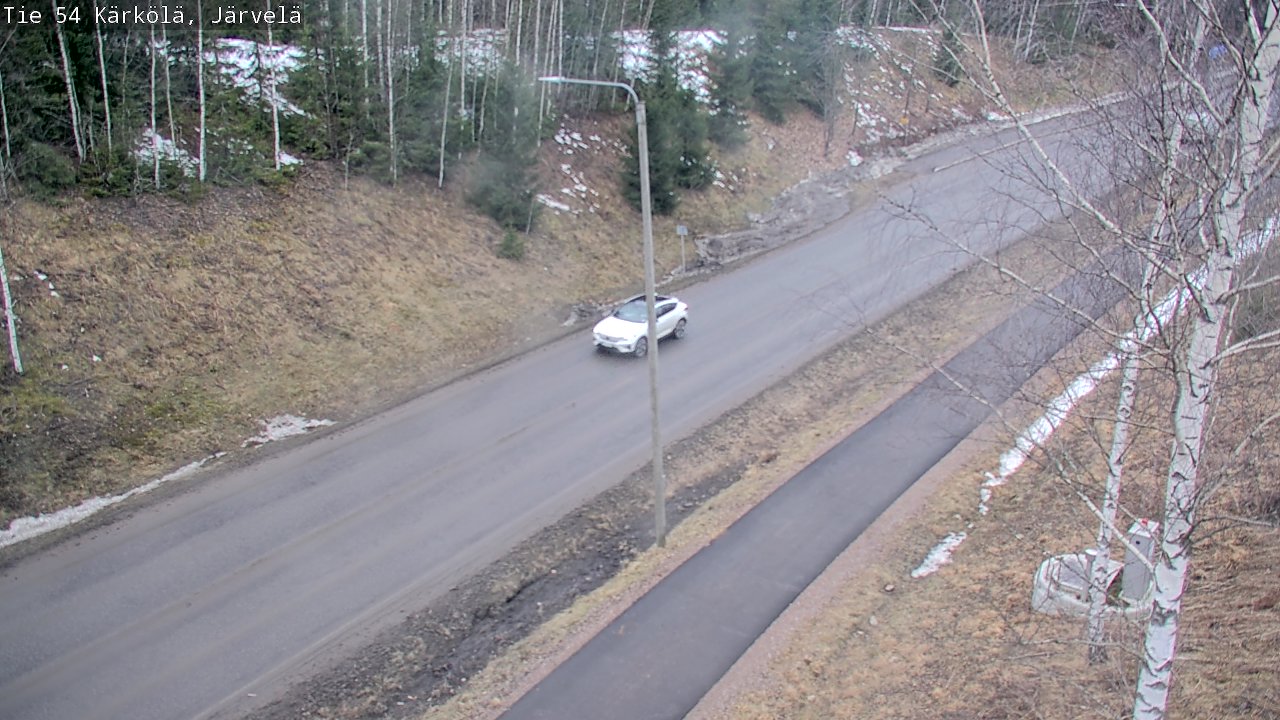 Weather Camera Image Road 54 Kärkölä, Järvelä, Kärkölä, Päijät-Häme