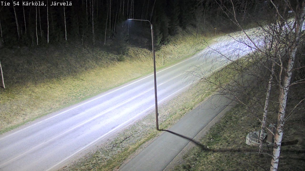 Weather Camera Image Väg 54 Kärkölä, Järvelä, Kärkölä, Päijät-Häme