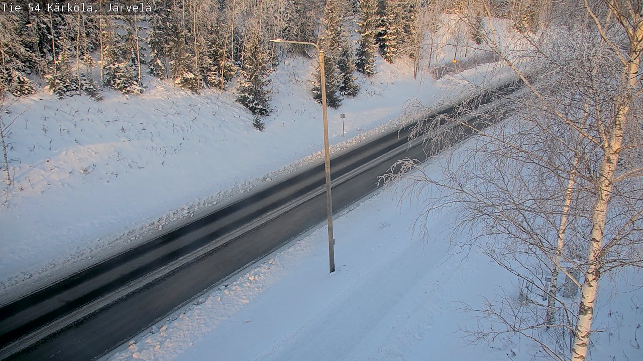 Weather Camera Image Väg 54 Kärkölä, Järvelä, Kärkölä, Päijät-Häme