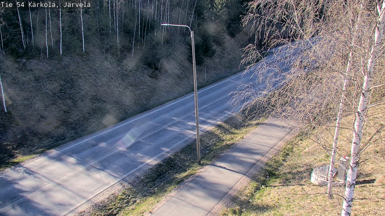 Weather Camera Image Väg 54 Kärkölä, Järvelä, Kärkölä, Päijät-Häme