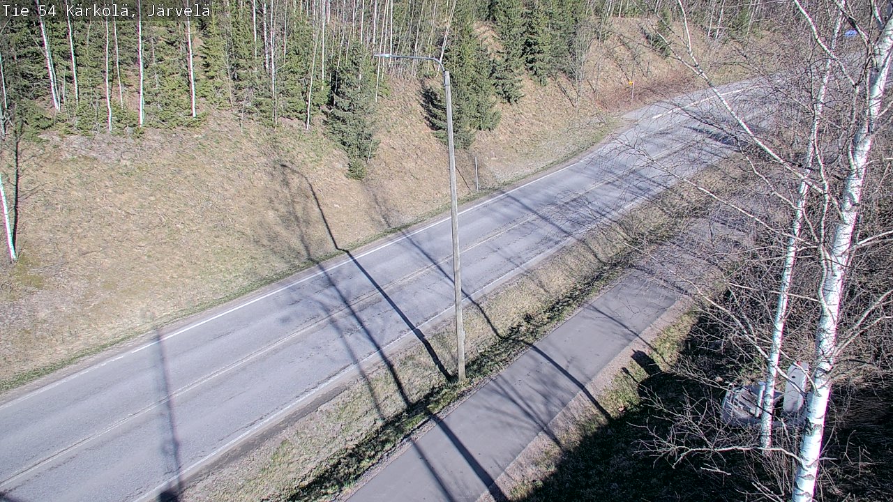 Weather Camera Image Väg 54 Kärkölä, Järvelä, Kärkölä, Päijät-Häme
