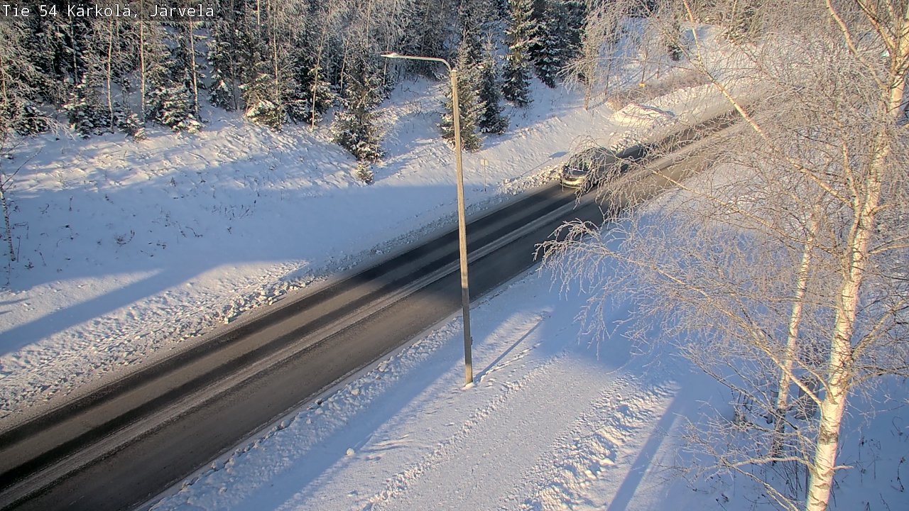 Weather Camera Image Väg 54 Kärkölä, Järvelä, Kärkölä, Päijät-Häme