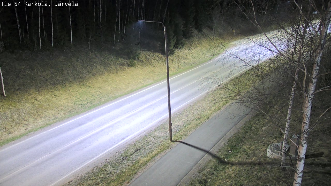 Weather Camera Image Väg 54 Kärkölä, Järvelä, Kärkölä, Päijät-Häme