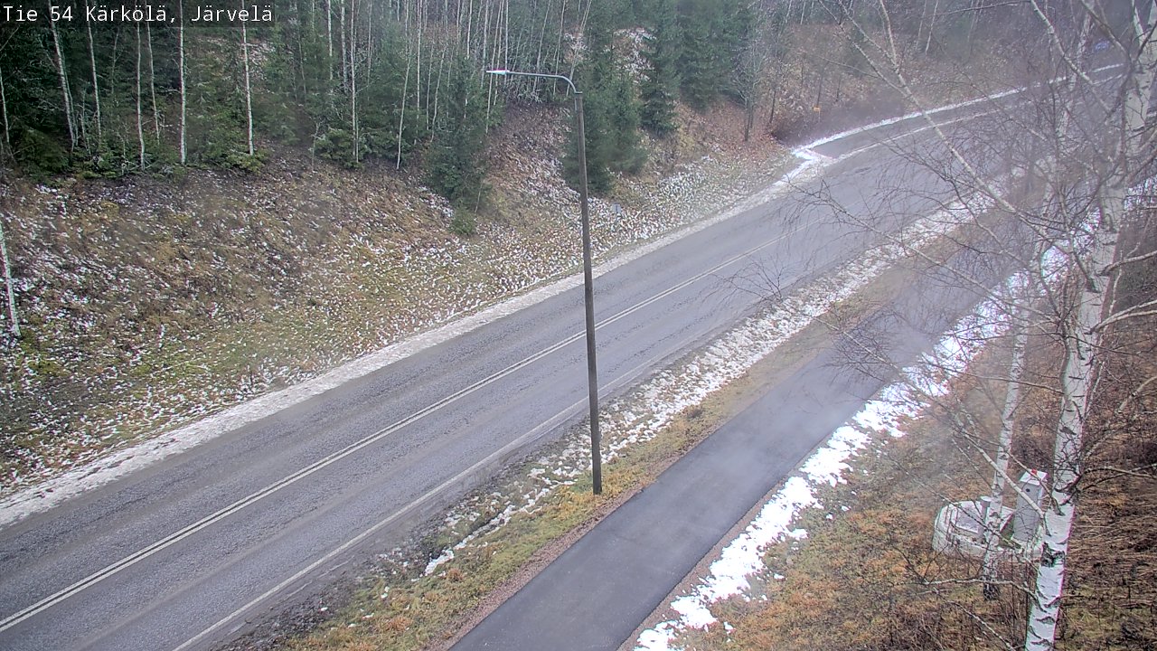 Weather Camera Image Väg 54 Kärkölä, Järvelä, Kärkölä, Päijät-Häme