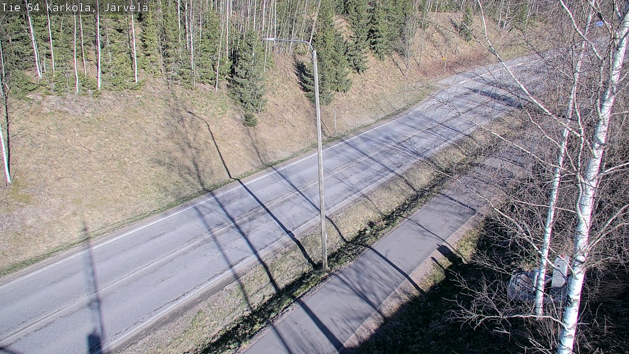 Weather Camera Image Väg 54 Kärkölä, Järvelä, Kärkölä, Päijät-Häme