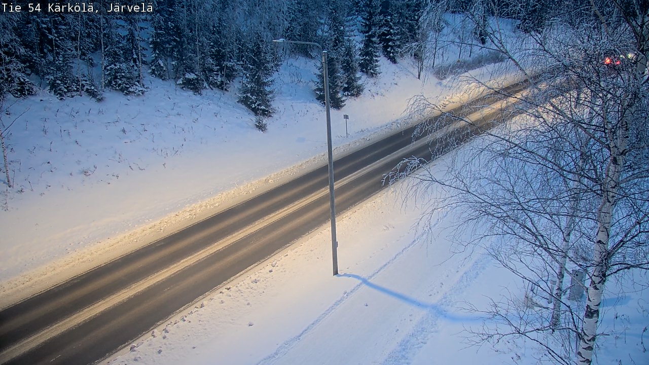 Weather Camera Image Väg 54 Kärkölä, Järvelä, Kärkölä, Päijät-Häme