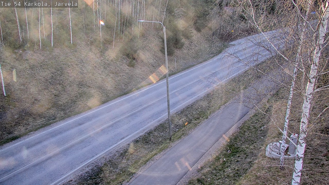 Weather Camera Image Väg 54 Kärkölä, Järvelä, Kärkölä, Päijät-Häme