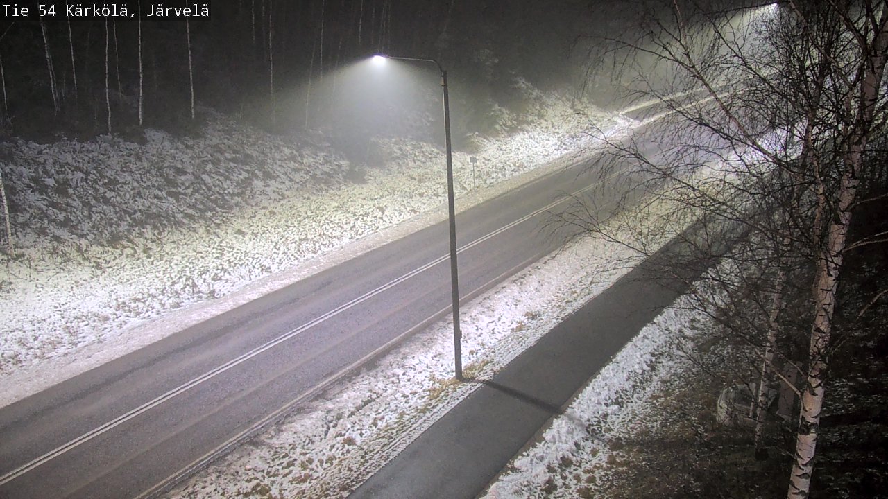 Weather Camera Image Väg 54 Kärkölä, Järvelä, Kärkölä, Päijät-Häme