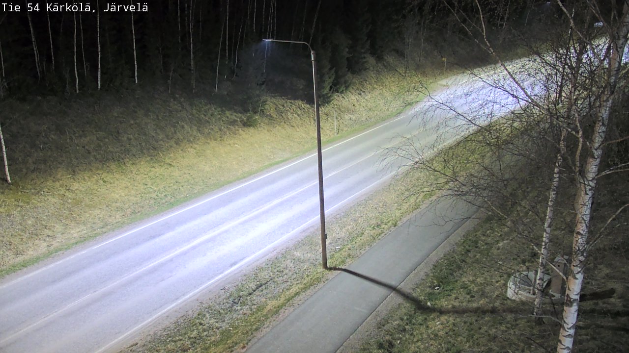 Weather Camera Image Väg 54 Kärkölä, Järvelä, Kärkölä, Päijät-Häme