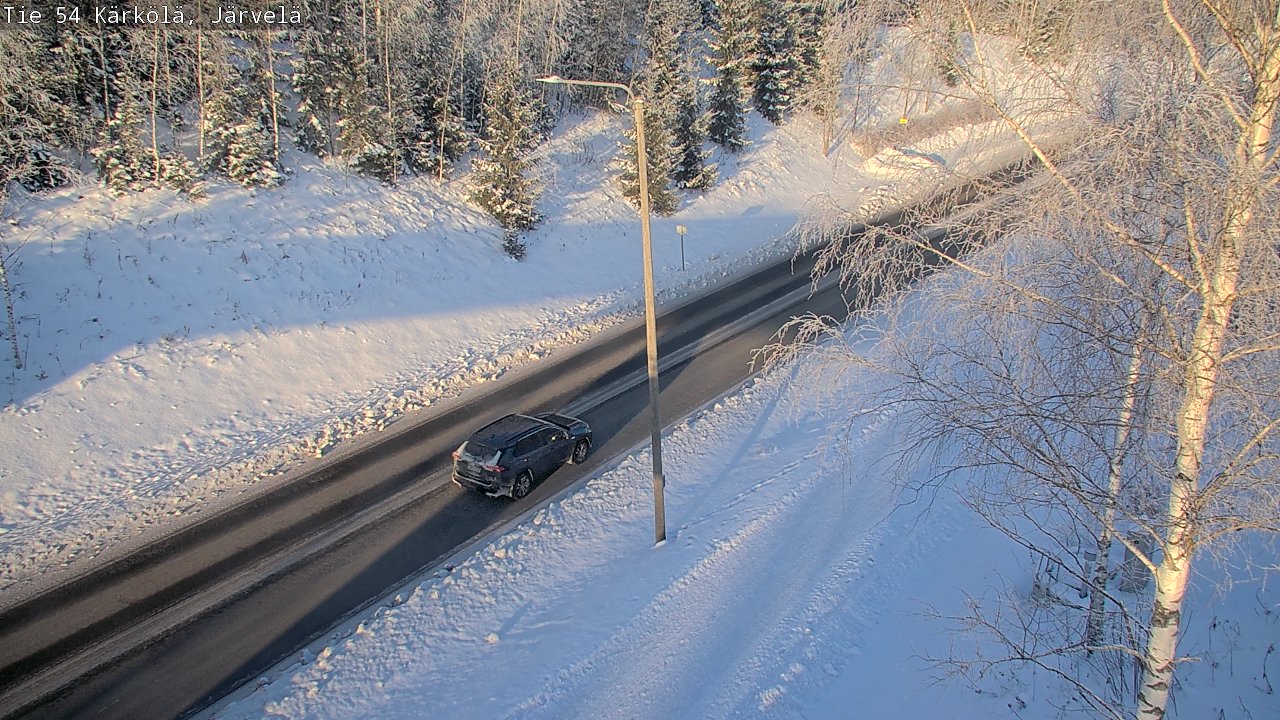 Weather Camera Image Väg 54 Kärkölä, Järvelä, Kärkölä, Päijät-Häme