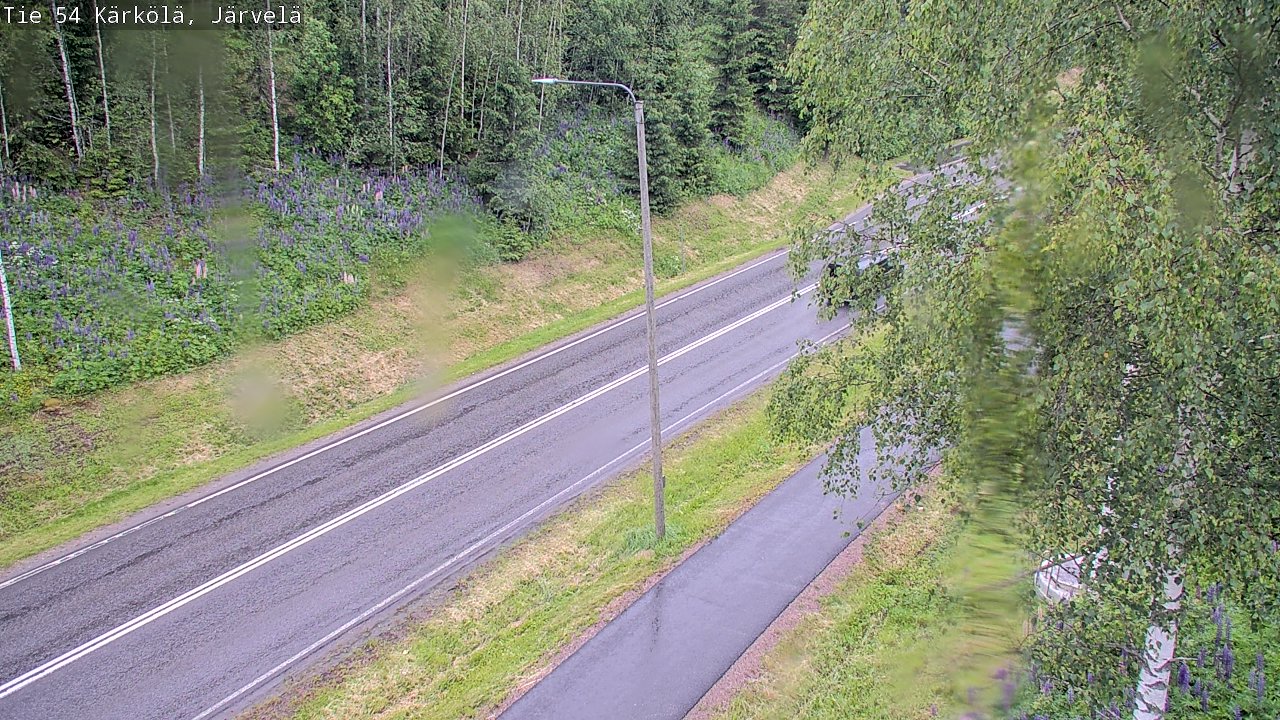 Weather Camera Image Väg 54 Kärkölä, Järvelä, Kärkölä, Päijät-Häme