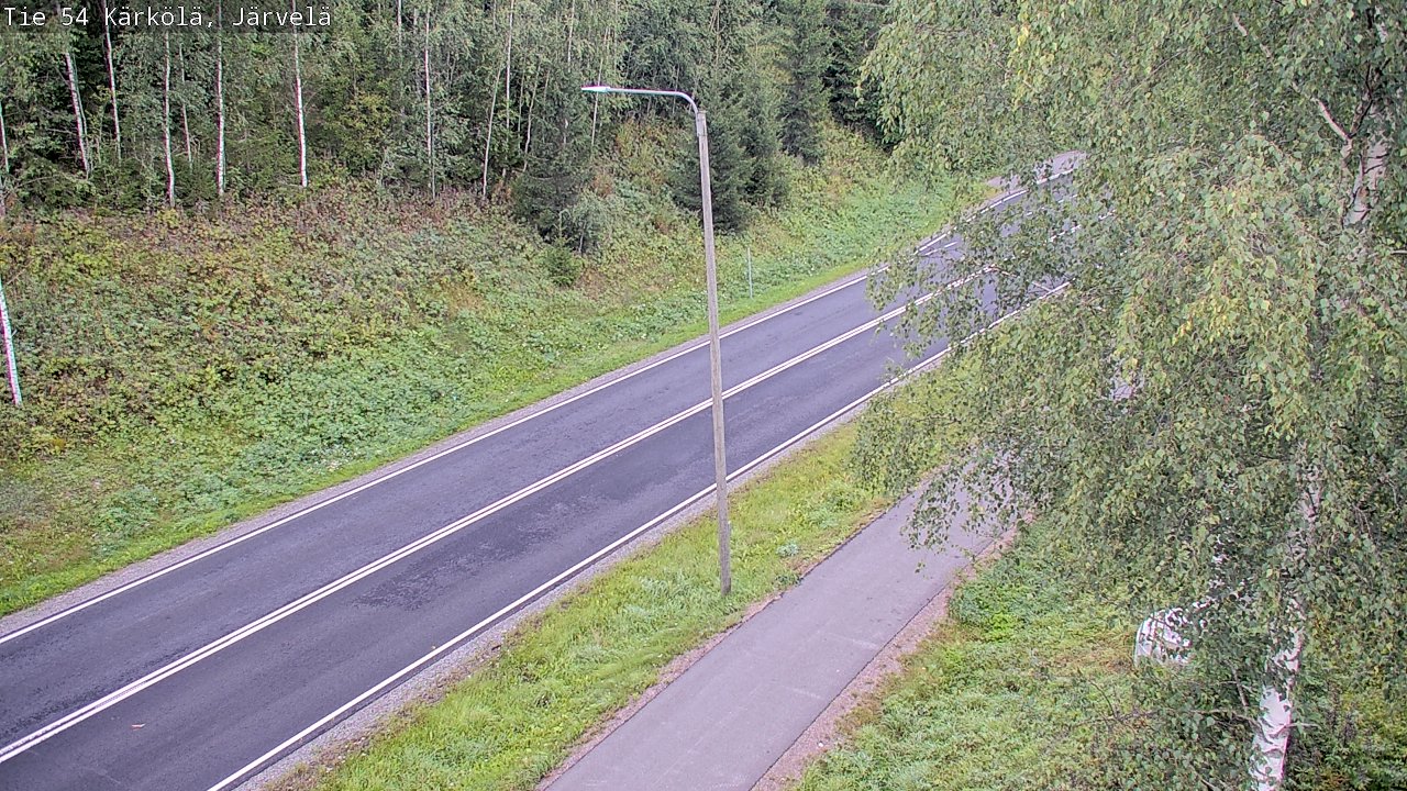 Weather Camera Image Väg 54 Kärkölä, Järvelä, Kärkölä, Päijät-Häme