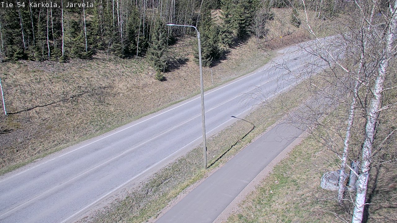Weather Camera Image Road 54 Kärkölä, Järvelä, Kärkölä, Päijät-Häme