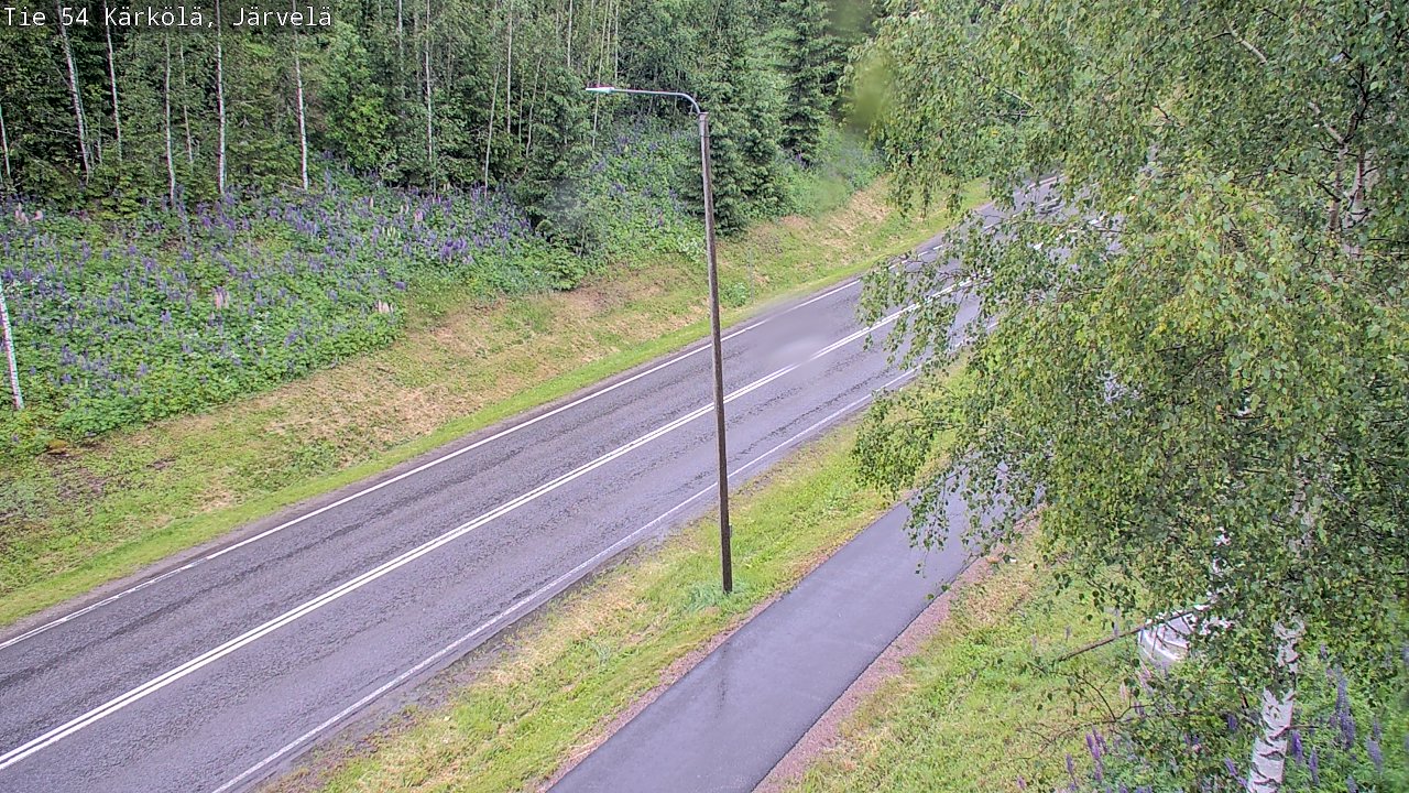 Weather Camera Image Väg 54 Kärkölä, Järvelä, Kärkölä, Päijät-Häme