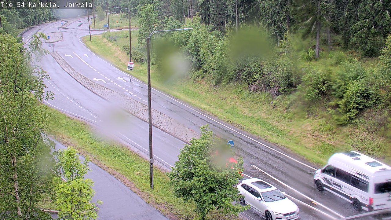 Weather Camera Image Väg 54 Kärkölä, Järvelä, Kärkölä, Päijät-Häme