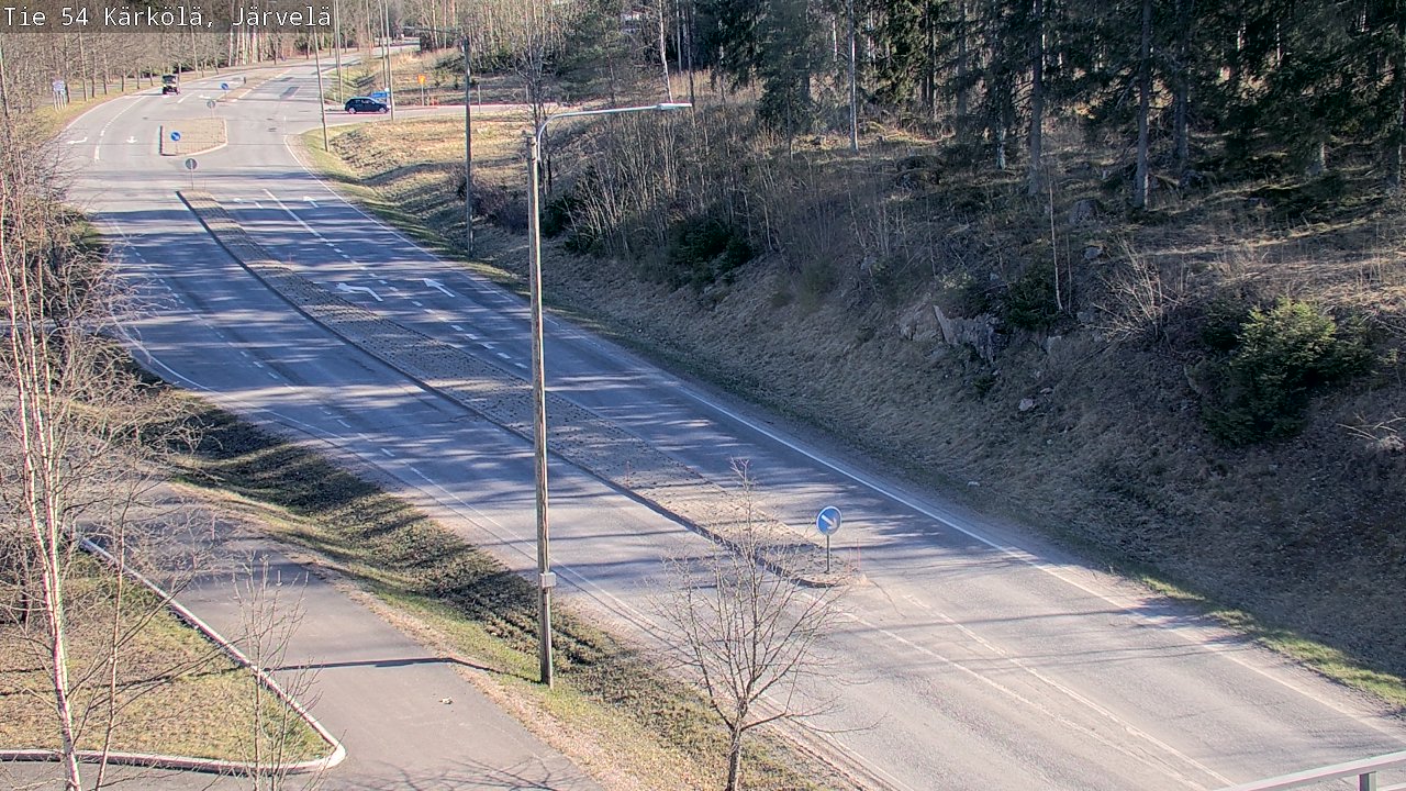Weather Camera Image Väg 54 Kärkölä, Järvelä, Kärkölä, Päijät-Häme