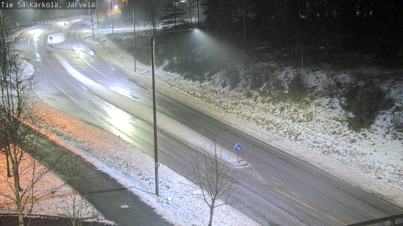 Weather Camera Image Väg 54 Kärkölä, Järvelä, Kärkölä, Päijät-Häme