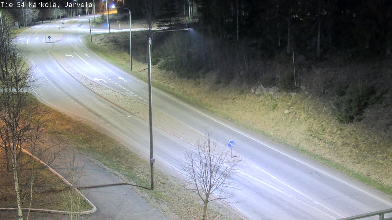 Weather Camera Image Väg 54 Kärkölä, Järvelä, Kärkölä, Päijät-Häme