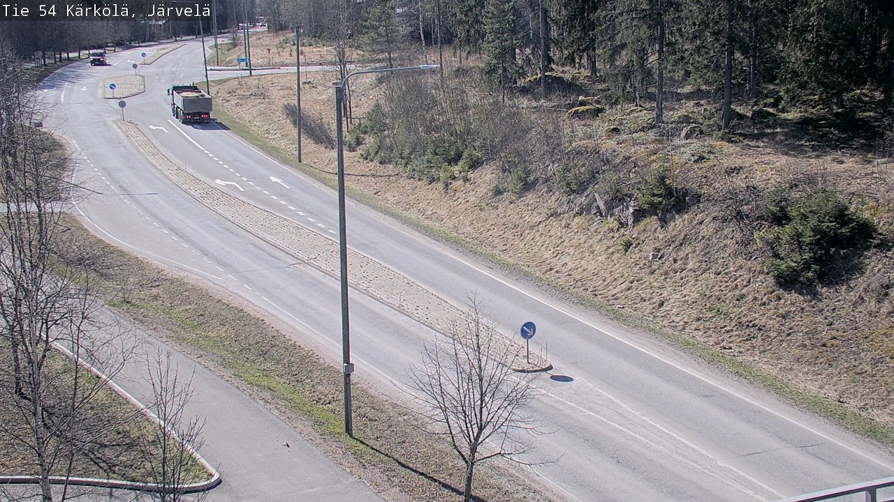 Weather Camera Image Väg 54 Kärkölä, Järvelä, Kärkölä, Päijät-Häme