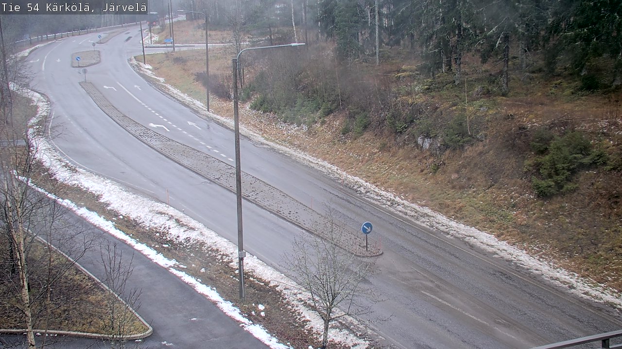 Weather Camera Image Väg 54 Kärkölä, Järvelä, Kärkölä, Päijät-Häme
