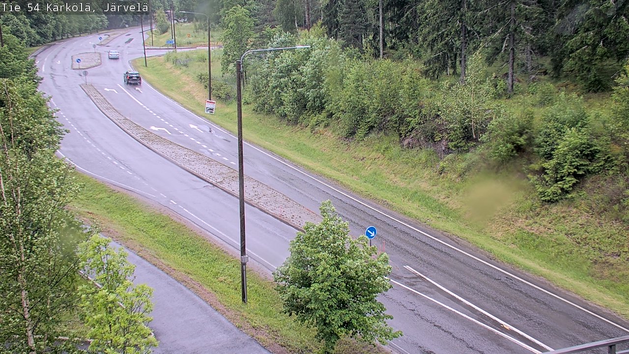 Weather Camera Image Väg 54 Kärkölä, Järvelä, Kärkölä, Päijät-Häme