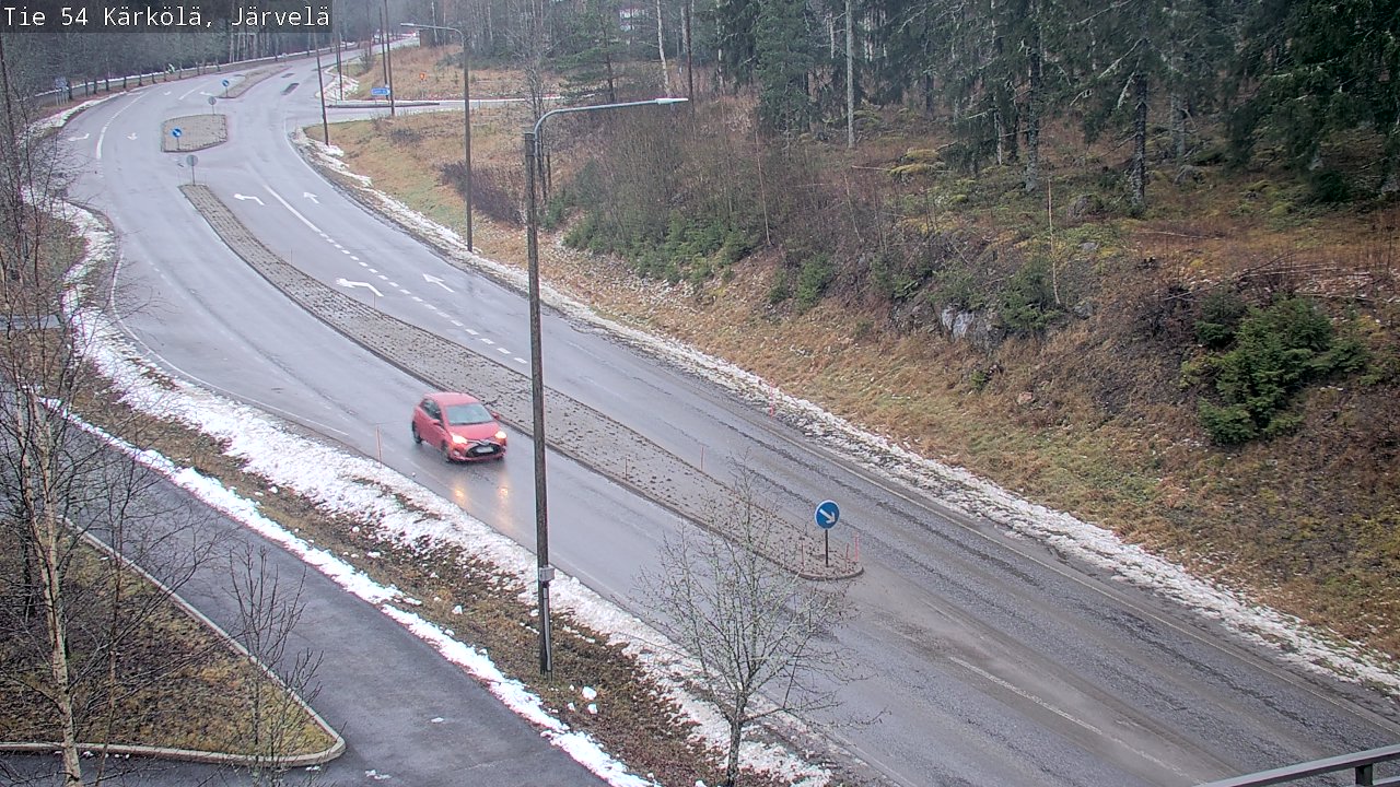 Weather Camera Image Väg 54 Kärkölä, Järvelä, Kärkölä, Päijät-Häme